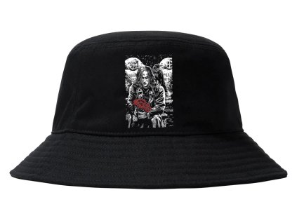 Hat black The Crow Láska, smrt a pomsta