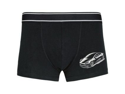 Mens underwear black Tesla Elektrický Šíp Budoucnosti