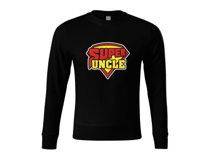 Sweatshirt black Strýček roku nosí Superman