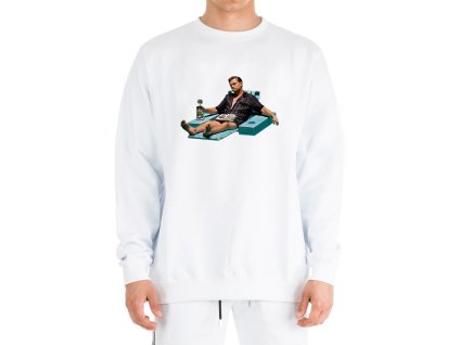 Sweatshirt white Chill jako boss