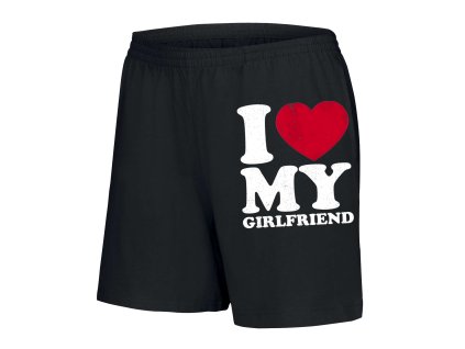 Woman shorts black Miluji Svoji Přítelkyni