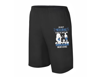 Men shorts black Fotbalová Máma Level 100