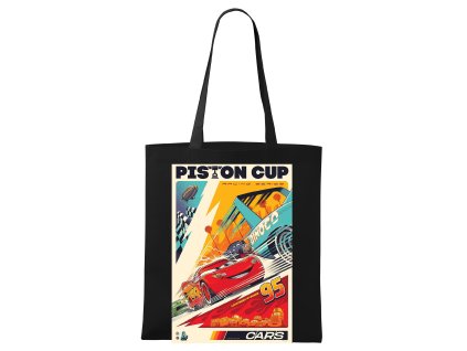 Shopping bag black Rozjeď to s Bleskem McQueenem na plný plyn