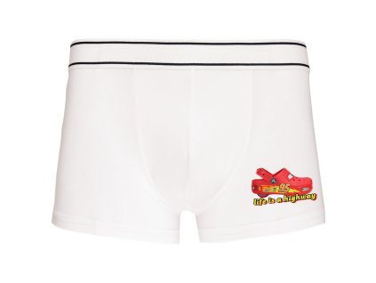 Mens underwear white Crocs McQueen – Život Je Dálnice