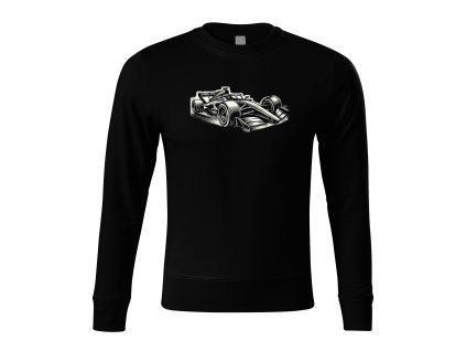 Sweatshirt black F1 Monopost Letí Kolem