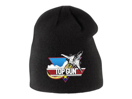 Kids beanie black Top Gun vzlétá