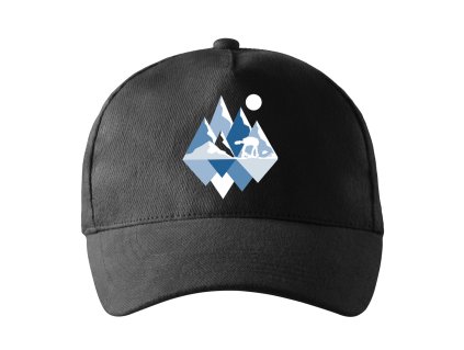 Cap black AT AT ve sněhu