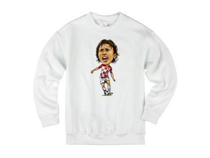 Kids sweatshirt white Malý Velký Maestro Modrić