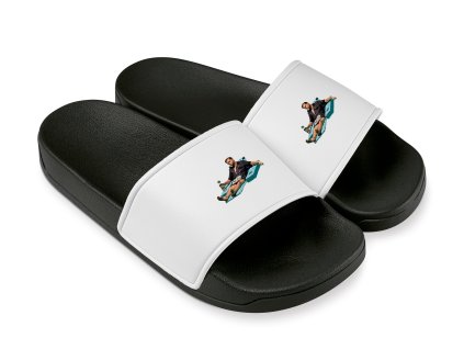 Slippers white Chill jako boss