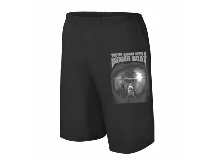 Men shorts black Ikonická hláška ze žraločího teroru