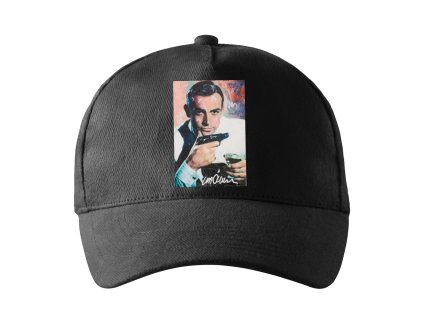 Cap black Ikonický agent 007