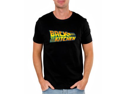 Mens tshirt black Zpátky do… kuchyně