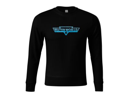 Sweatshirt black Postapokalypsa nikdy nevypadala tak modře