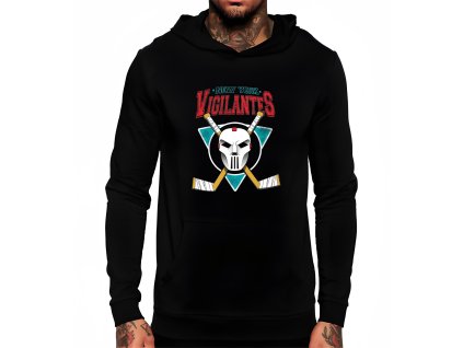 Hoodie black Vigilantes Nejdrsnější tým, co nikdy neprohrává