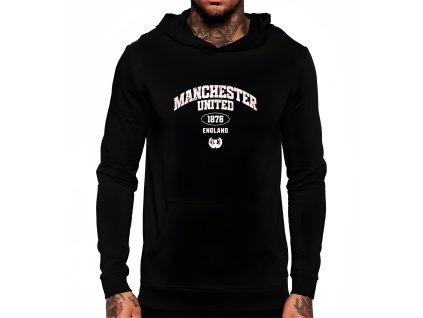 Hoodie black Manchester United 1878
