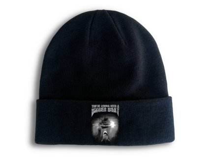 Beanie black Ikonická hláška ze žraločího teroru
