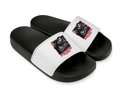 Slippers white Ghostface vyráží z obrazovky