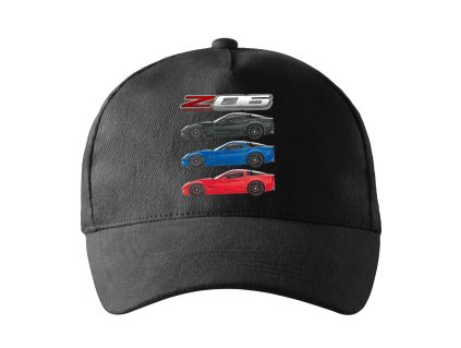 Cap black Corvette Z06 Trojitý Úder