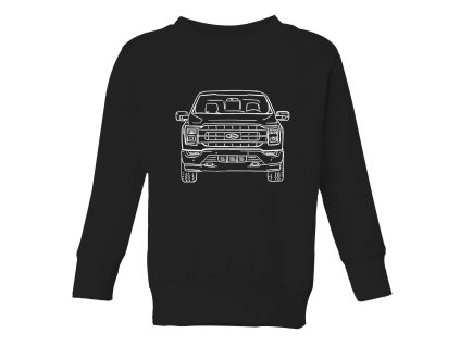 Kids sweatshirt black Král Off‑Roadu Ford F‑150