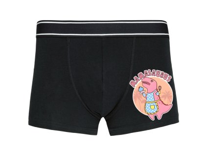 Mens underwear black Mamasaurus Roztomilá Dino Máma