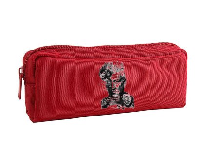 Pencil case red David Lynch svět je divoký a podivný