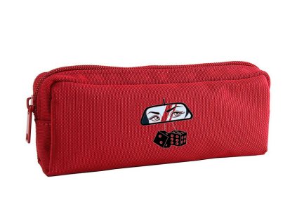 Pencil case red Oči Řidičky Sledují Vše