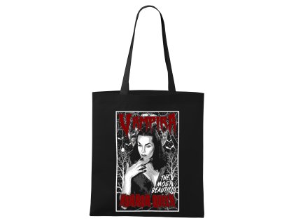 Shopping bag black Vampira Nejkultovnější královna hororu