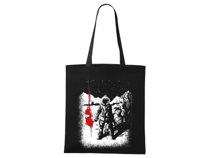 Shopping bag black V Arktidě nikdo neuslyší tvůj křik