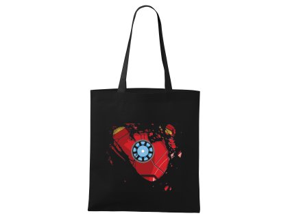 Shopping bag black Arc reaktor svítí dál