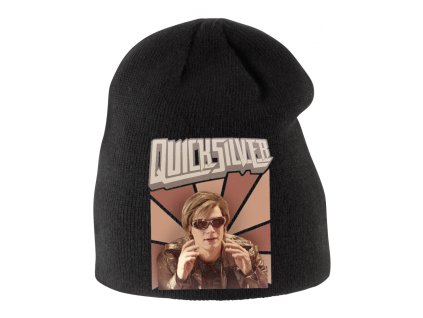 Kids beanie black Legendární Quicksilver v retro stylu