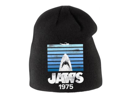 Kids beanie black Strach z oceánu nikdy nevypadal líp