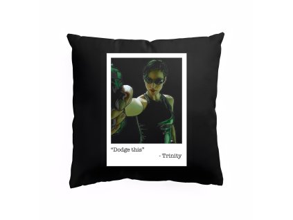 Pillow black Nejikoničtější výstřel Matrixu