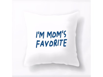 Pillow white Jsem maminčin favorit