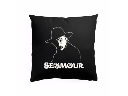 Pillow black Jedinečný Seymour motiv pro pravé tvrďáky