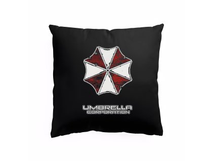 Pillow black Připrav se na apokalypsu ve stylu Umbrella Corp