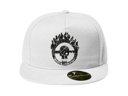 Snapback white Vstoupit do světa Mad Maxe