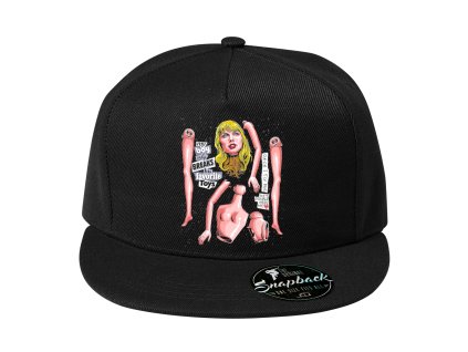 Snapback black Rozbitá láska v pop art stylu