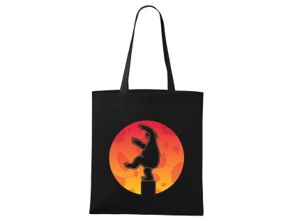 Shopping bag black Král džungle na vrcholu
