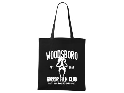 Shopping bag black Hororový klub z Woodsboro – jsi připraven na hru?