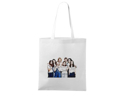 Shopping bag white Dětské přátelství které trvá navždy