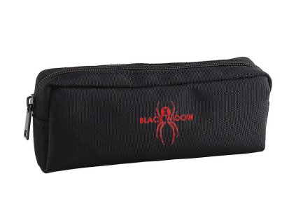 Pencil case black Black Widow motiv, který uloví každé oko