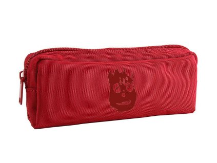 Pencil case red Slavný obtisk tváře