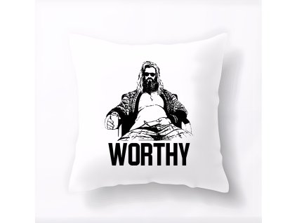 Pillow white Triko pro bohy gauče i Valhally