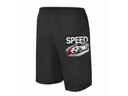 Men shorts black Porsche Styl Nitro Výkon