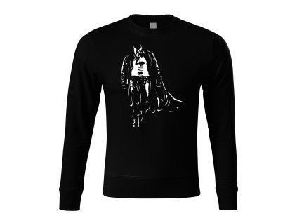 Sweatshirt black Město potřebuje hrdinu