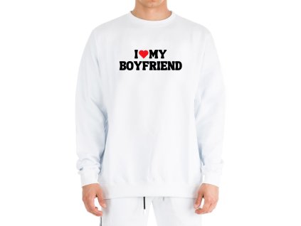 Sweatshirt white Miluji Svého Kluka