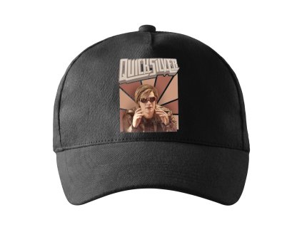 Cap black Legendární Quicksilver v retro stylu