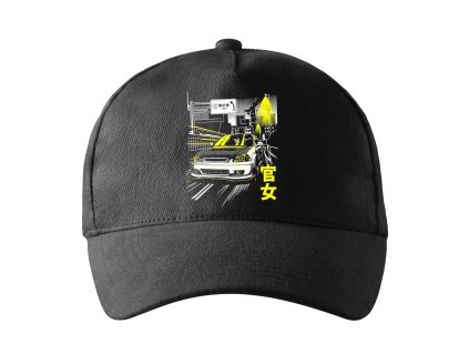 Cap black Japan street vibes! Pro fanoušky Hondy a driftu