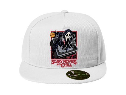 Snapback white Ghostface vyráží z obrazovky
