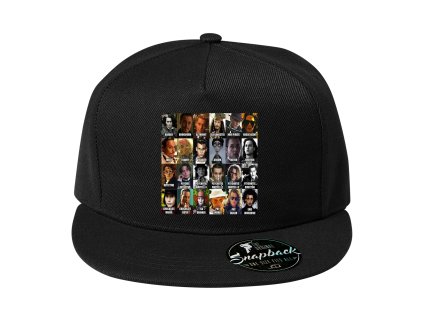 Snapback black 24 tváří Johnnyho Deppa